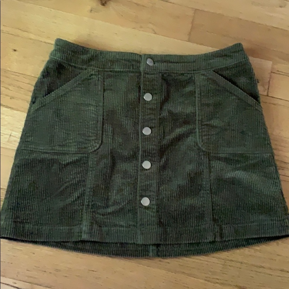 Button down skirt